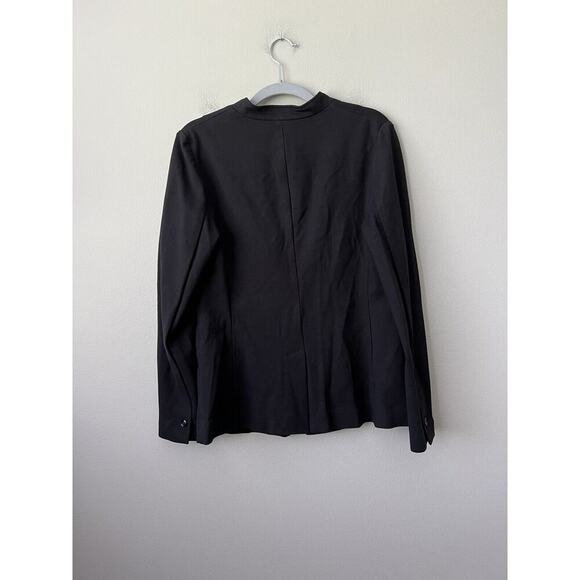 Banana Republic Blazer Womens 6 Black Jacket One Button Stretch Pockets - Picture 9 of 9